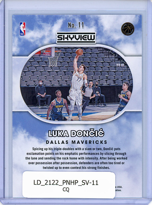 Luka Doncic 2021-22 Hoops, Skyview #11 (CQ)