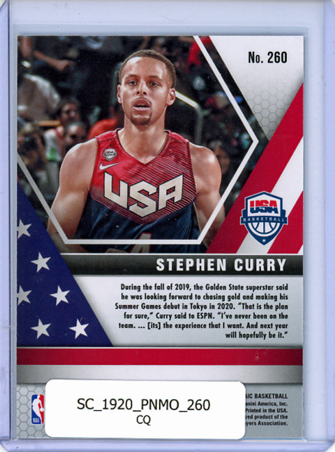 Stephen Curry 2019-20 Mosaic #260 USA (CQ)