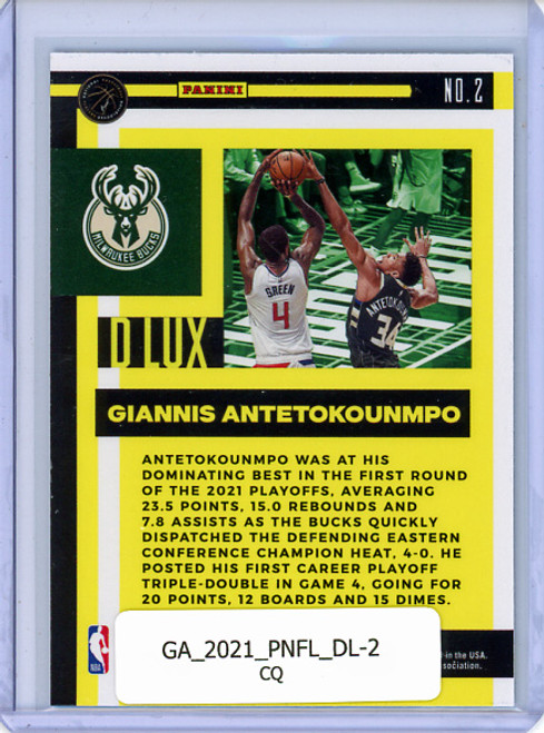 Giannis Antetokounmpo 2020-21 Flux, D Lux #2 (CQ)