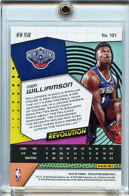 Zion Williamson 2019-20 Revolution #101 Chinese New Year (3)