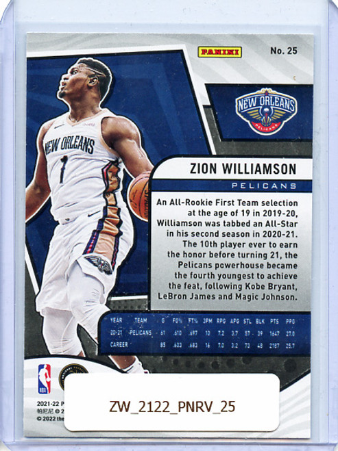 Zion Williamson 2021-22 Revolution #25