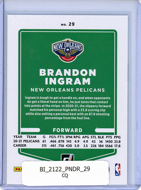 Brandon Ingram 2021-22 Donruss #29 (CQ)