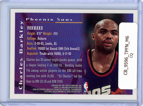 Charles Barkley 1995-96 Finest, Mystery #M6 (CQ)