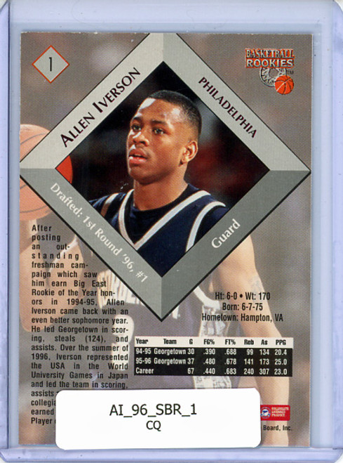 Allen Iverson 1996 Score Board Rookies #1 (CQ)