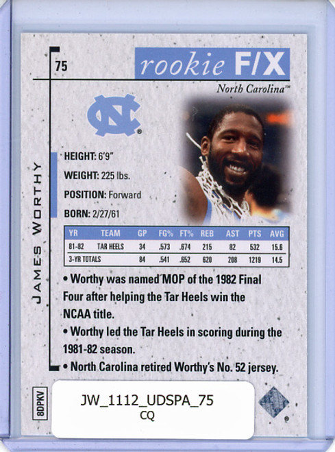 James Worthy 2011-12 SP Authentic #75 Rookie F/X (CQ)