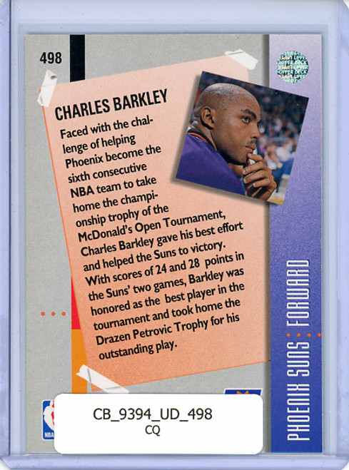 Charles Barkley 1993-94 Upper Deck #498 Suns McDonald's Open (CQ)