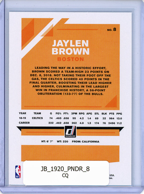 Jaylen Brown 2019-20 Donruss #8 (CQ)