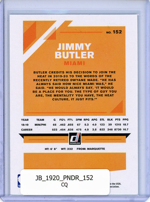 Jimmy Butler 2019-20 Donruss #152 (CQ)