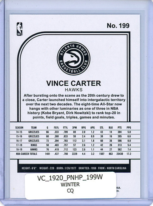 Vince Carter 2019-20 Hoops #199 Winter (CQ)