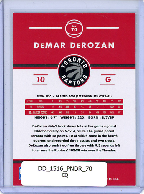 DeMar DeRozan 2015-16 Donruss #70 (CQ)