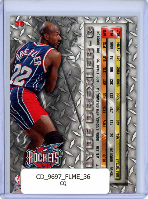 Clyde Drexler 1996-97 Metal #36 (CQ)