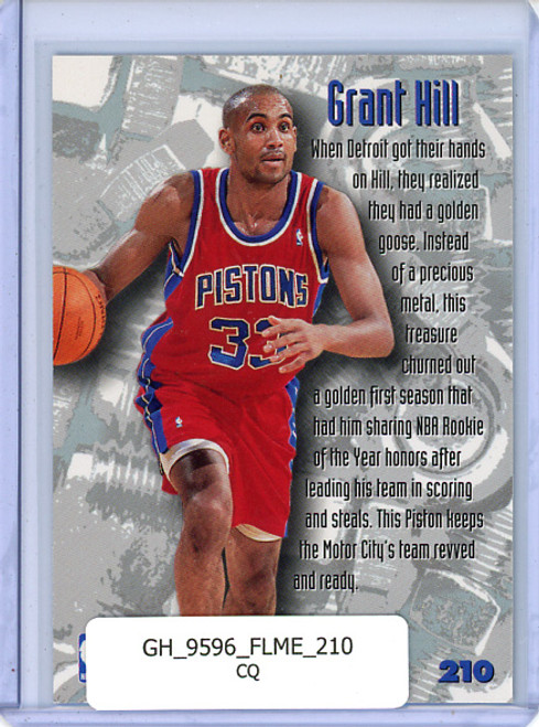 Grant Hill 1995-96 Metal #210 Nuts & Bolts (CQ)