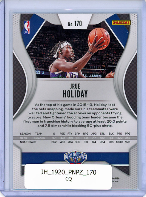 Jrue Holiday 2019-20 Prizm #170 (CQ)