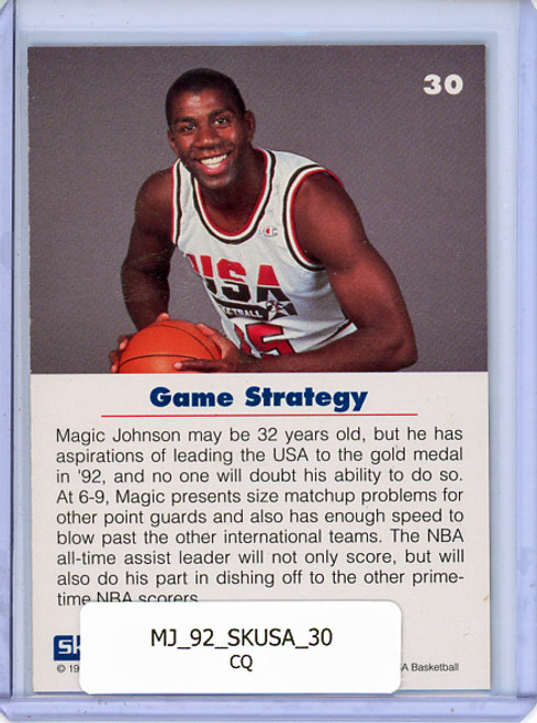 Magic Johnson 1992 Skybox USA #30 (CQ)