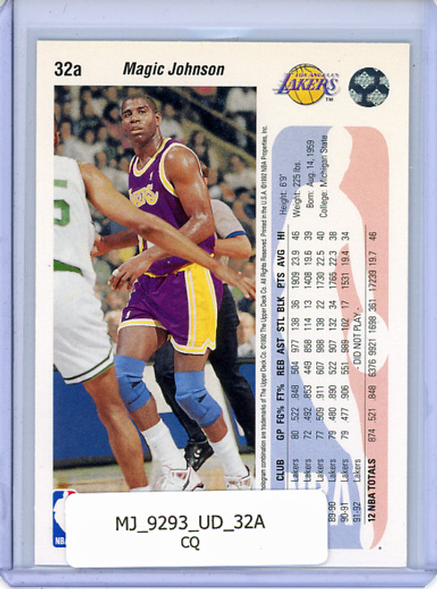 Magic Johnson 1992-93 Upper Deck #32A (CQ)