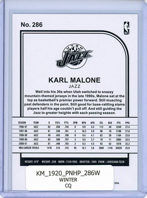 Karl Malone 2019-20 Hoops #286 Tribute Winter (CQ)