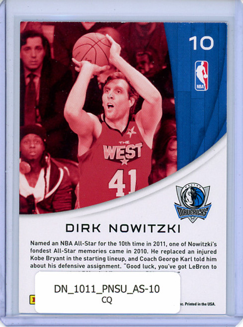 Dirk Nowitzki 2010-11 Panini Season Update, All-Stars #10 (CQ)