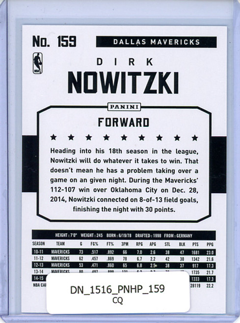 Dirk Nowitzki 2015-16 Hoops #159 (CQ)