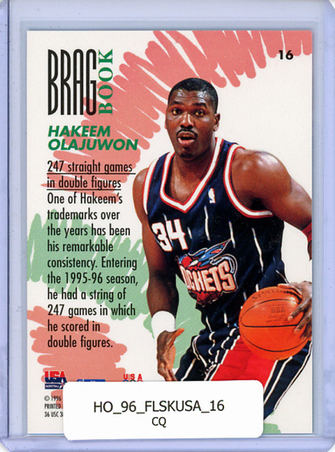 Hakeem Olajuwon 1996 Skybox USA #16 (CQ)