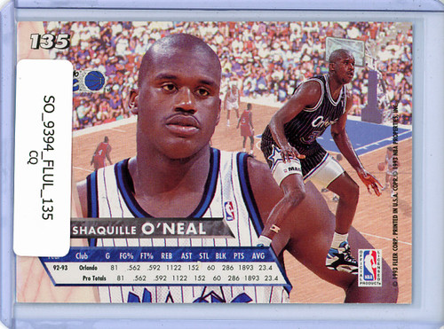 Shaquille O'Neal 1993-94 Ultra #135 (CQ)