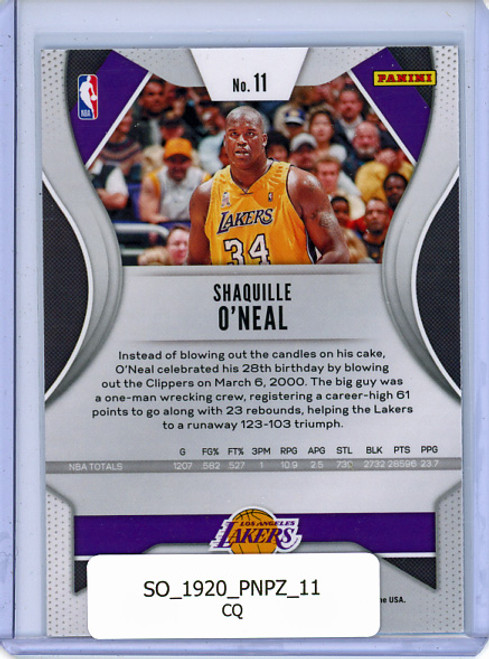 Shaquille O'Neal 2019-20 Prizm #11 (CQ)