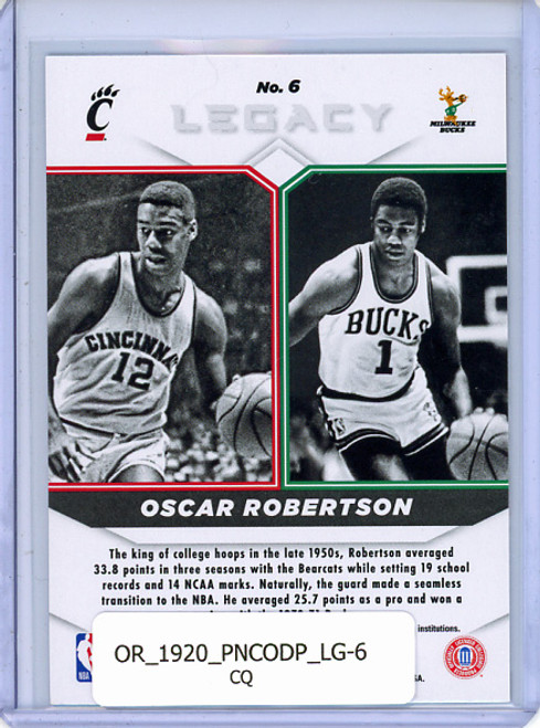 Oscar Robertson 2019-20 Contenders Draft Picks, Legacy #6 (CQ)