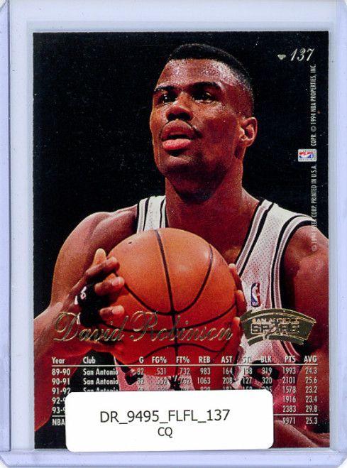 David Robinson 1994-95 Flair #137 (CQ)