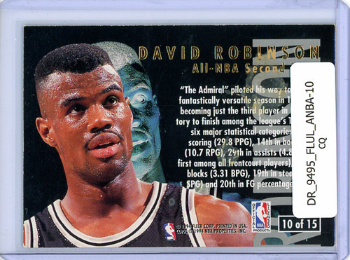 David Robinson 1994-95 Ultra, All-NBA #10 (CQ)