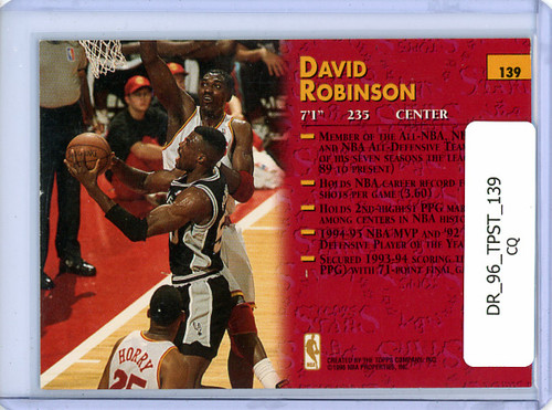 David Robinson 1996 Topps Stars #139 (CQ)