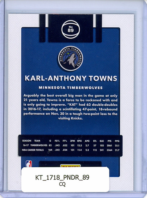 Karl-Anthony Towns 2017-18 Donruss #89 (CQ)