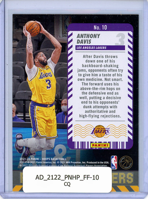 Anthony Davis 2021-22 Hoops, Frequent Flyers #10 (CQ)