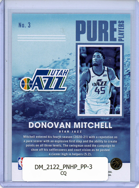 Donovan Mitchell 2021-22 Hoops, Pure Players #3 (CQ)
