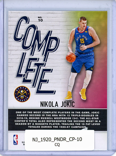 Nikola Jokic 2019-20 Donruss, Complete Players #10 (CQ)