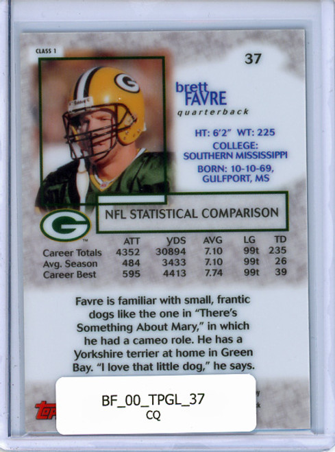 Brett Favre 2000 Gold Label #37 Class 1 (CQ)