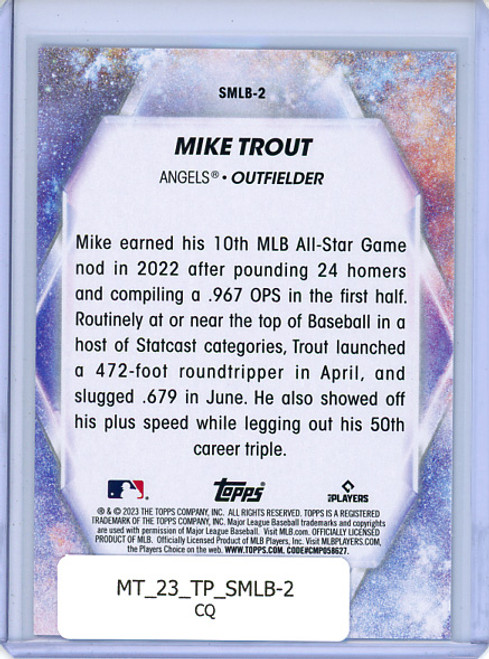 Mike Trout 2023 Topps, Stars of MLB #SMLB-2 (CQ)