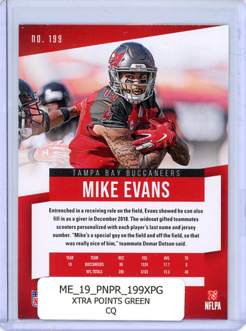 Mike Evans 2019 Prestige #199 Xtra Points Green (CQ)