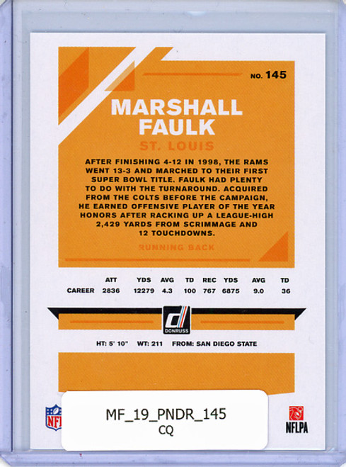 Marshall Faulk 2019 Donruss #145 (CQ)