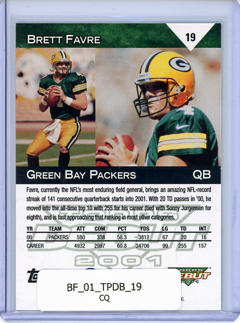 Brett Favre 2001 Topps Debut #19 (CQ)