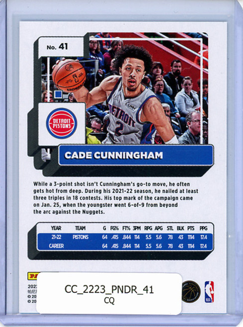 Cade Cunningham 2022-23 Donruss #41 (CQ)