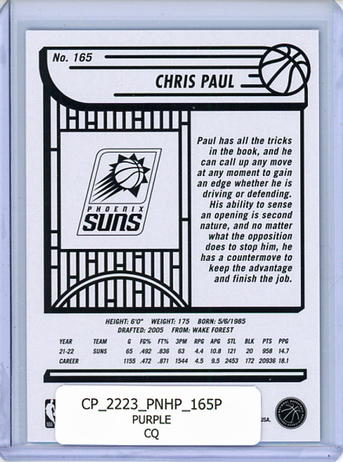 Chris Paul 2022-23 Hoops #165 Purple (CQ)