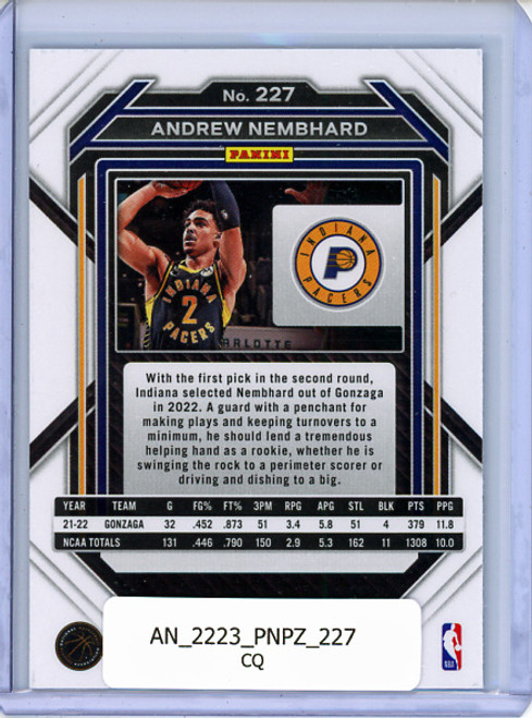 Andrew Nembhard 2022-23 Prizm #227 (CQ)