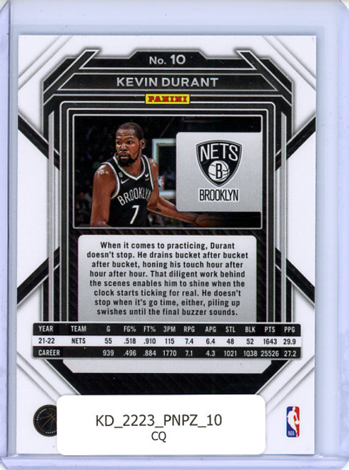 Kevin Durant 2022-23 Prizm #10 (CQ)