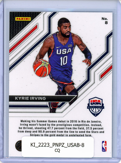 Kyrie Irving 2022-23 Prizm, USA Basketball #8 (CQ)