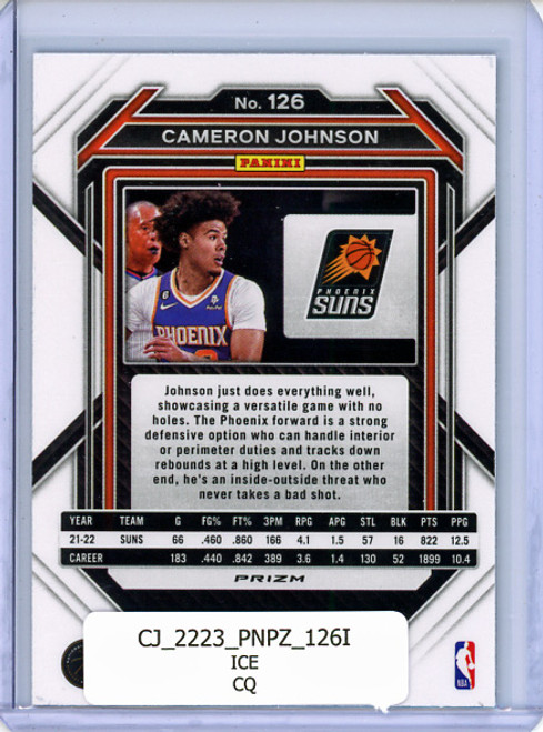 Cameron Johnson 2022-23 Prizm #126 Ice (CQ)