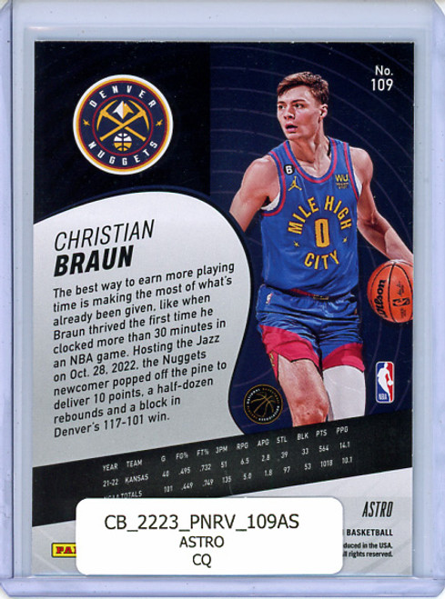 Christian Braun 2022-23 Revolution #109 Astro (CQ)