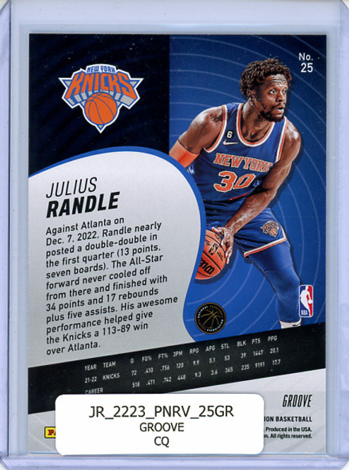 Julius Randle 2022-23 Revolution #25 Groove (CQ)