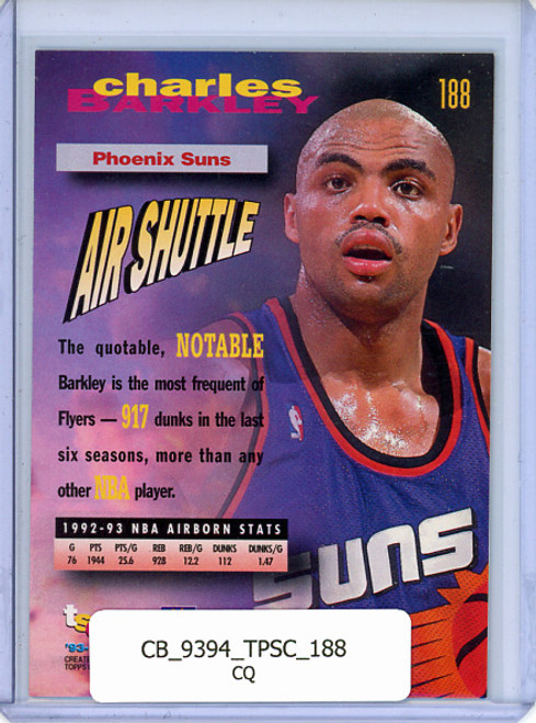 Charles Barkley 1993-94 Stadium Club #188 Frequent Flyers (CQ)