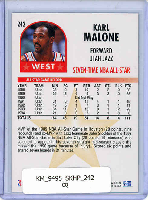 Karl Malone 1994-95 Hoops #242 All-Star (CQ)