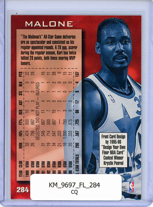 Karl Malone 1996-97 Fleer #284 All-Star (CQ)