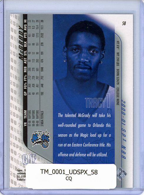 Tracy McGrady 2000-01 SPx #58 (CQ)